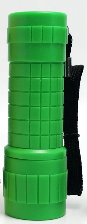Single Green Мини COB пластиковый светильник с батареей aaa 3 Вт светодиодный Рождественский фонарь детский подарок Детская лампа рекламный светильник фонарь портативный фонарь a - Испускаемый цвет: Single Green