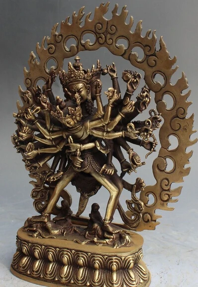 13 &quotТибетский буддизм бронзовый Ваджра Ваджрапани Vajrayogini Vajravarahi статуя Будды |
