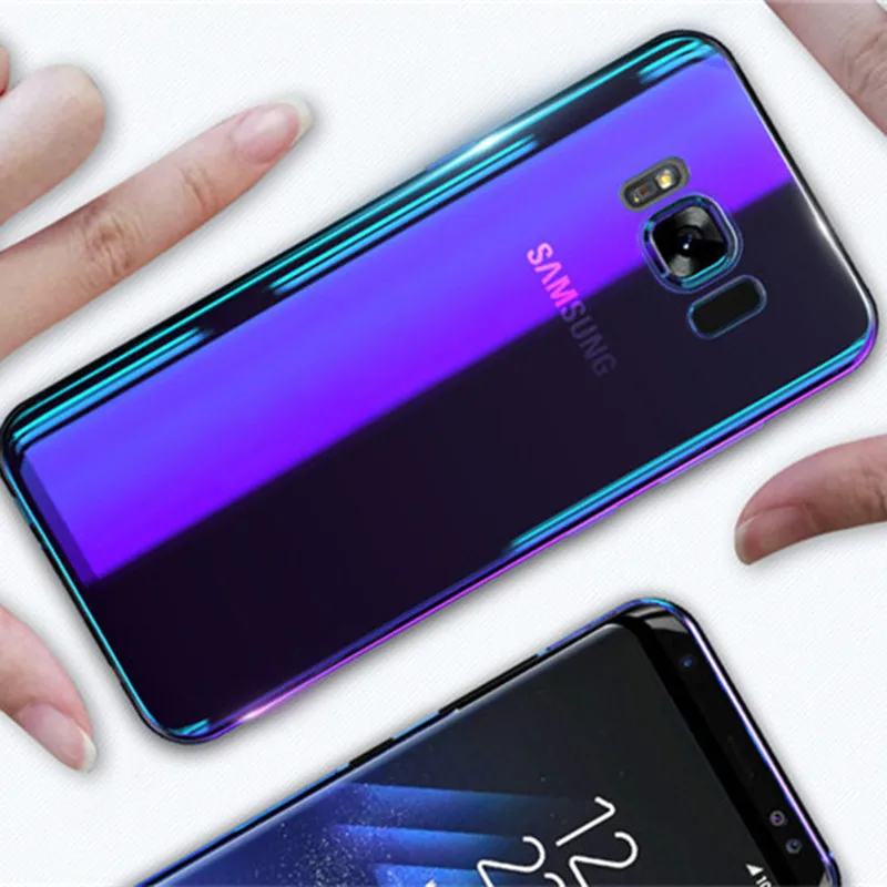 Ультратонкий чехол для телефона samsung S8 S9 Plus Жесткий Чехол Galaxy S7 Edge Note 8