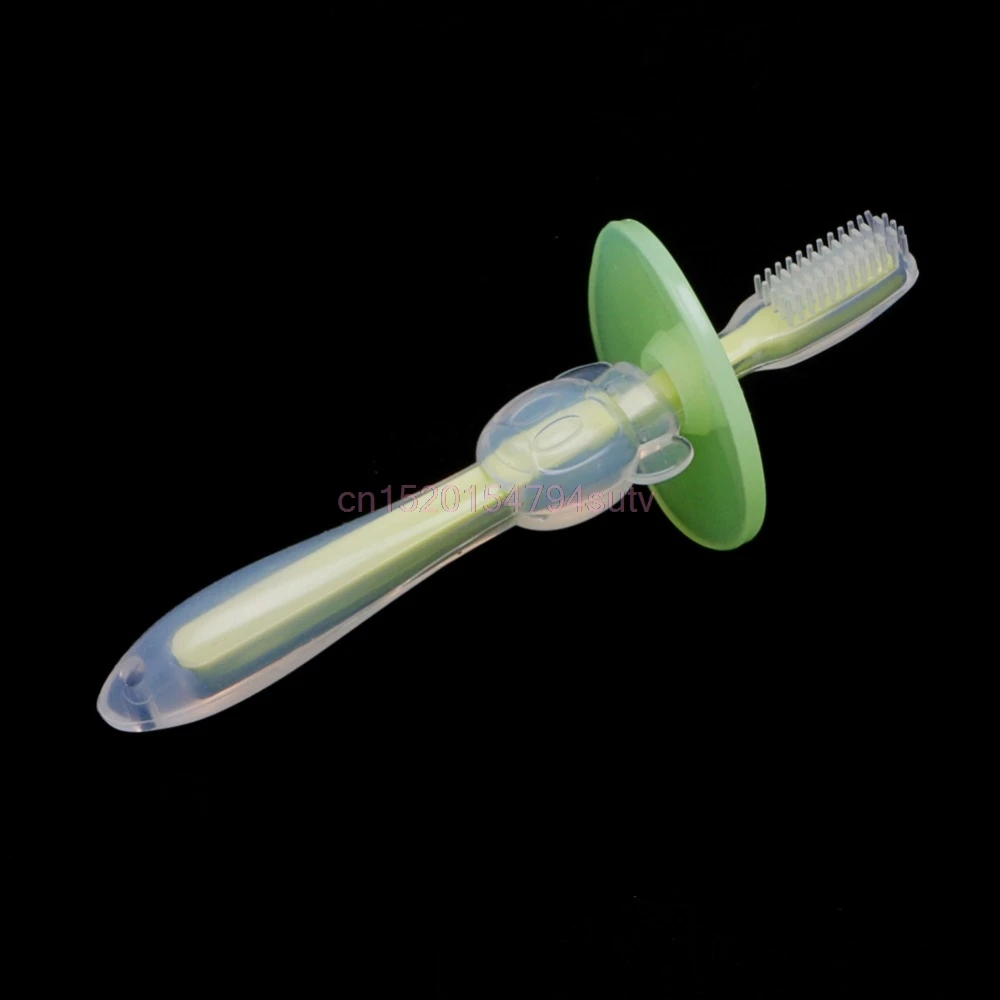 Детская Мягкая зубная щетка безопасная гибкая # h055 #|teething toothbrush|baby toothbrush teetherbaby