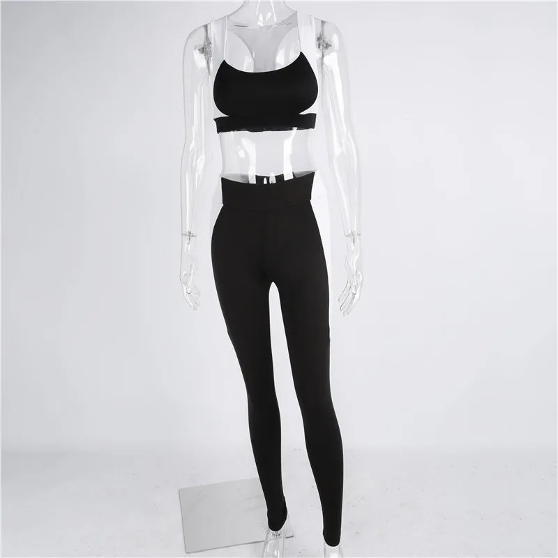 2018 Летняя женская одежда из 2 предметов лоскутный спортивный костюм укороченный