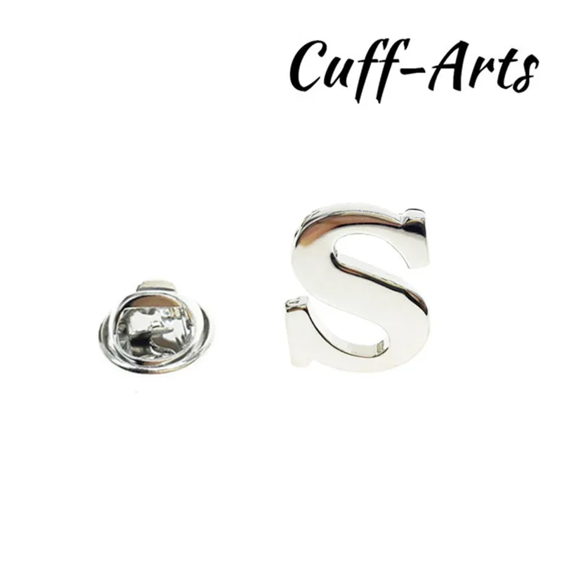 Cuffarts Alphabet Lapel Pin Men 2018 New S to Z 26 Letters Design Brooches For Collar Party Engagement Jewelry | Украшения и