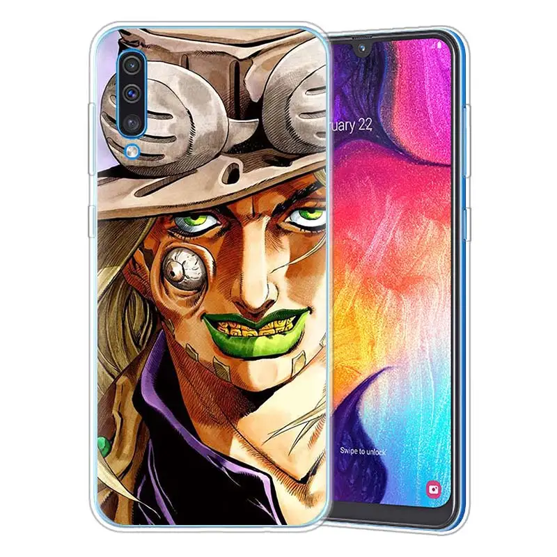 JoJo's Bizarre Adventure JoJo Silicone Case for Samsung Galaxy A71 A51 A90 5G A50 A70 A40 A20e A10 A30 A80 A8 Plus A7 A9 Cover