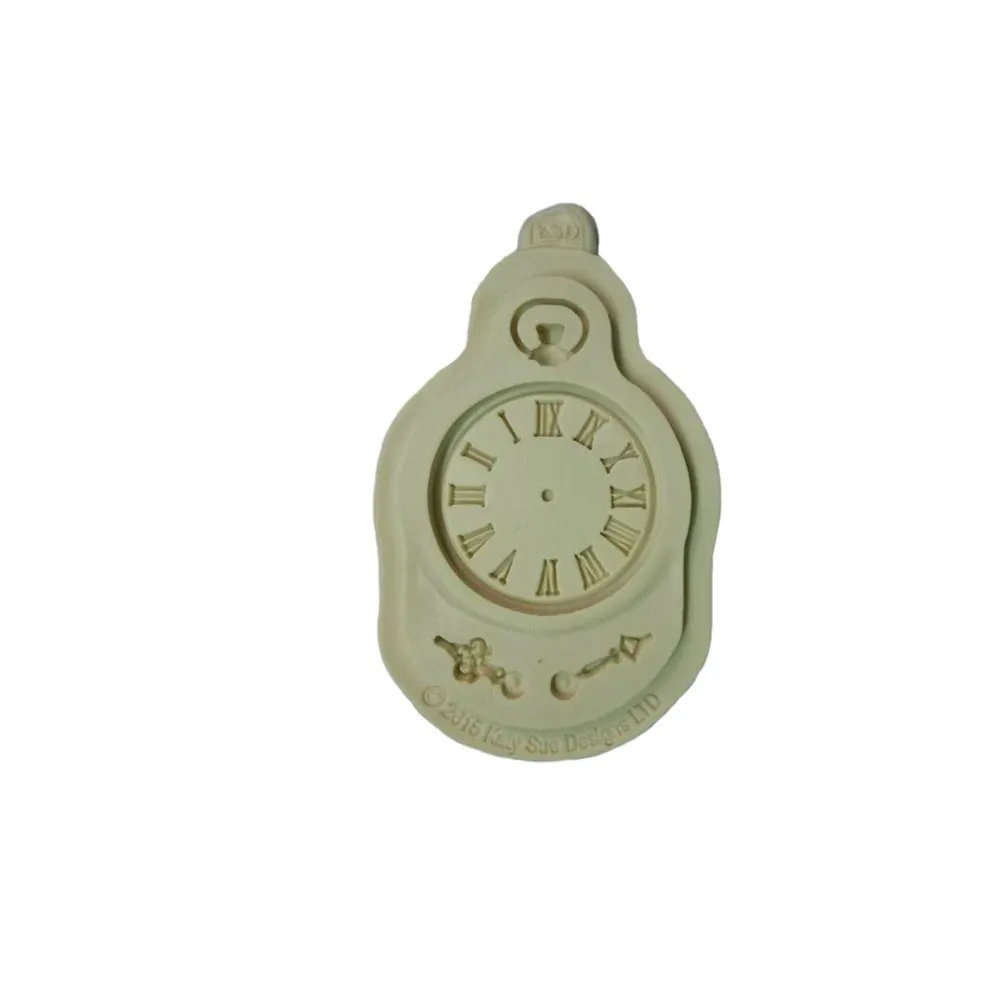 Luyou силиконовая форма помадка для торта часы карманные инструменты украшения