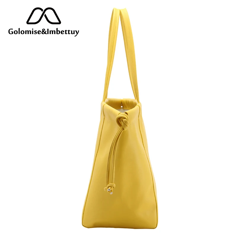 Golomise&ampImbettuy Handbags Tote for Women Faux Smooth Leather Shoulder Bags Ladies Big Hobo with Tassel | Багаж и сумки