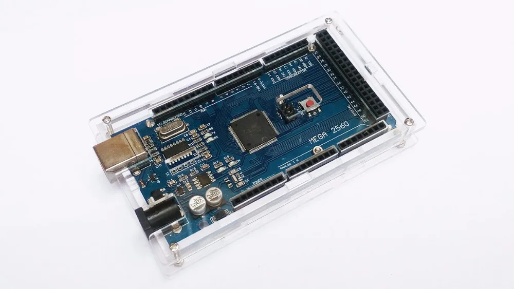 Прозрачный Акриловый Корпус для смарт-электроники Mega2560 совместимый с arduino Mega 2560 R3
