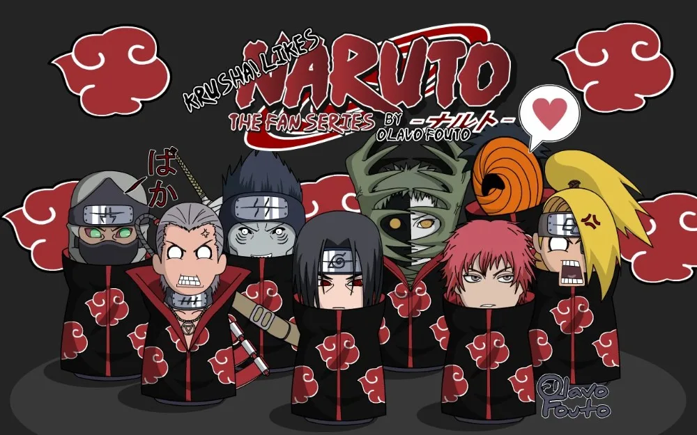 Аниме Наруто Акацуки аксессуары для косплея 10 шт. полный набор колец Uchiha Itachi Pein Pain Konan Hidan Sasori Косплей