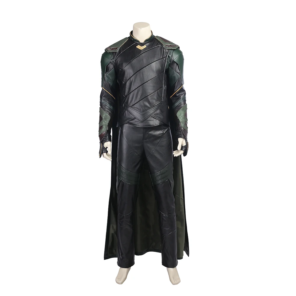 Горячая Мстители Тор 3 Ragnarok Локи Косплей Костюм для мужчин наряд Тор Локи костюм на заказ Хэллоуин костюм
