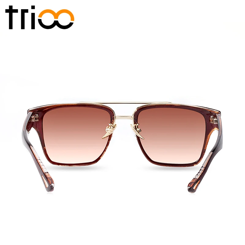Очки солнцезащитные TRIOO Мужские квадратные крутые Роскошные брендовые