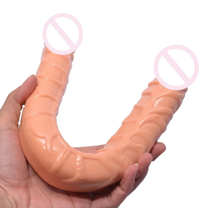 17.7 дюйм(ов) двойной дон двух концах гигант фаллоимитатор поделиться