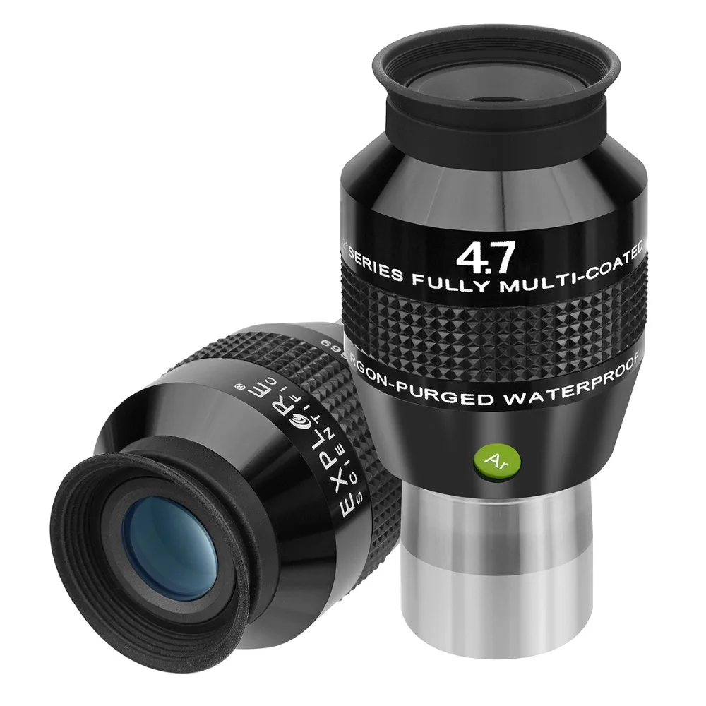 New Explore Scientific Eyepiece 82 градусов Extreme Wide Field Waterproof 1 25 inch 4 7mm аргон-очищенные EMD покрытия