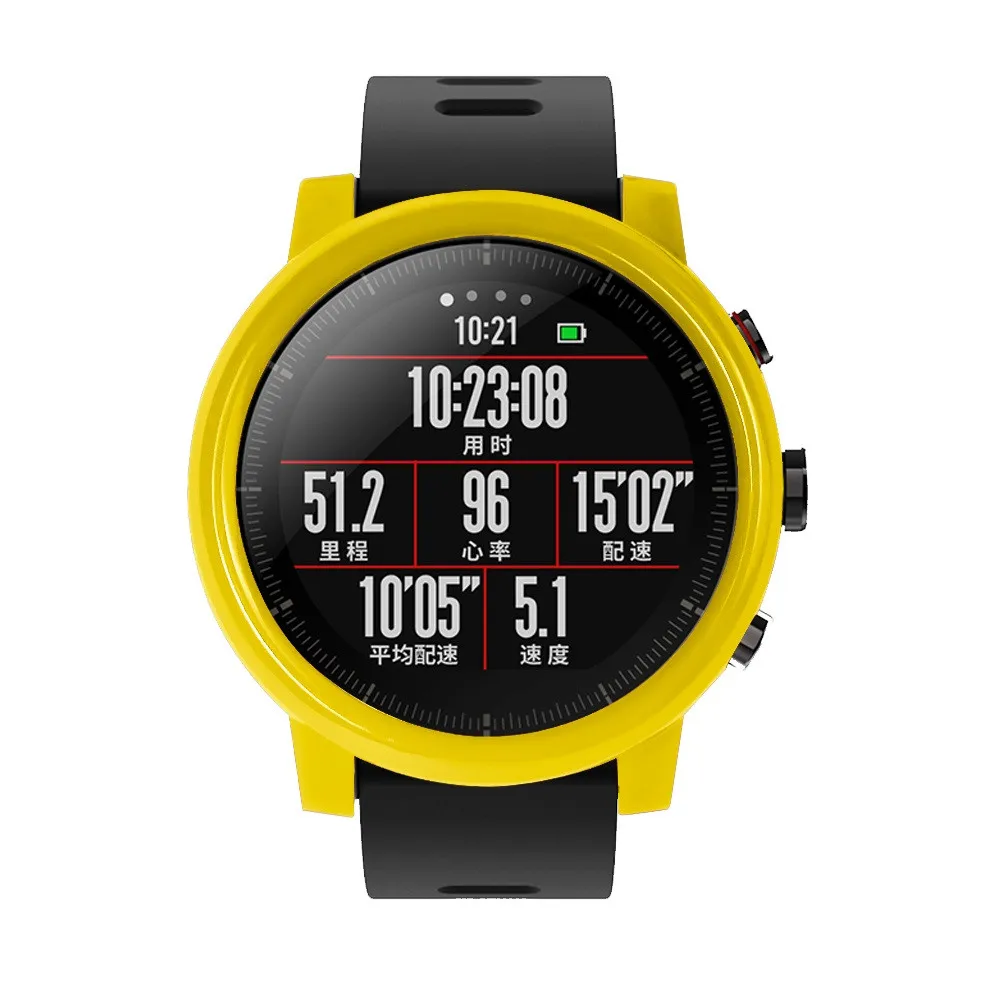 2 в 1 для оригинальных смарт-часов Xiaomi Huami Amazfit Stratos Чехол + защита экрана защитный