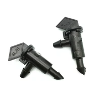 100 pcs 4 lh flag dripper garden sprinkler non pressure compensating agriculture watering drip irrigation with 14 barb