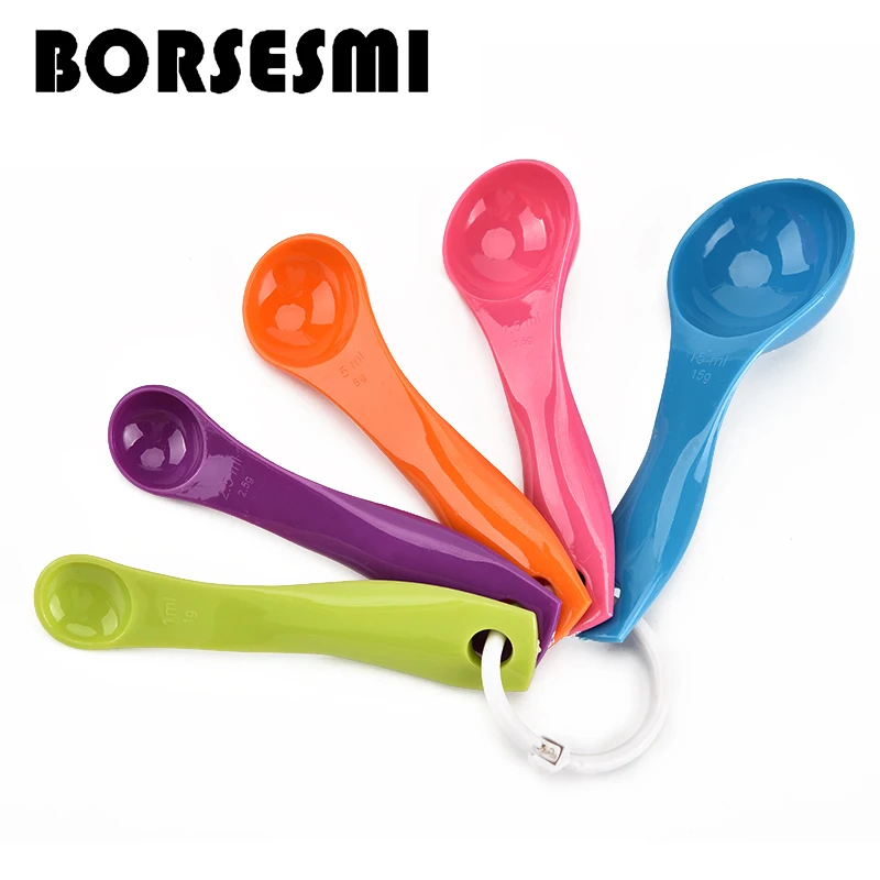 Недорогая мерная чашка ложка для спекания кофе 5 в 1|measuring spoon|plastic spoon measurementkitchen