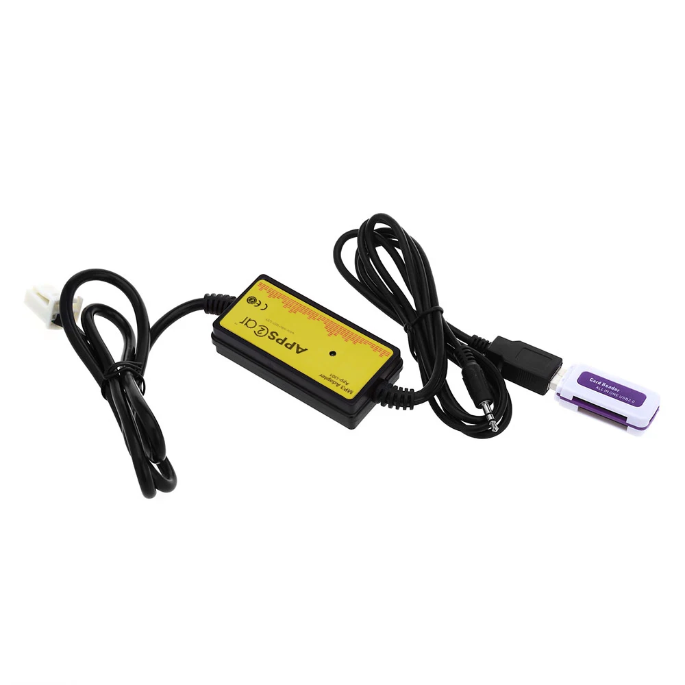 APPS2CAR автомобильный аудио Интерфейс MP3 USB/SD Card Reader адаптер 12 P подключения цифровой