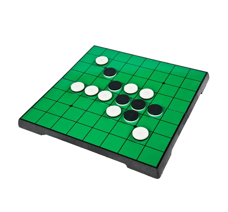 Запуск Магнитный Портативный флип шахматы и складные Reversi Отелло доска