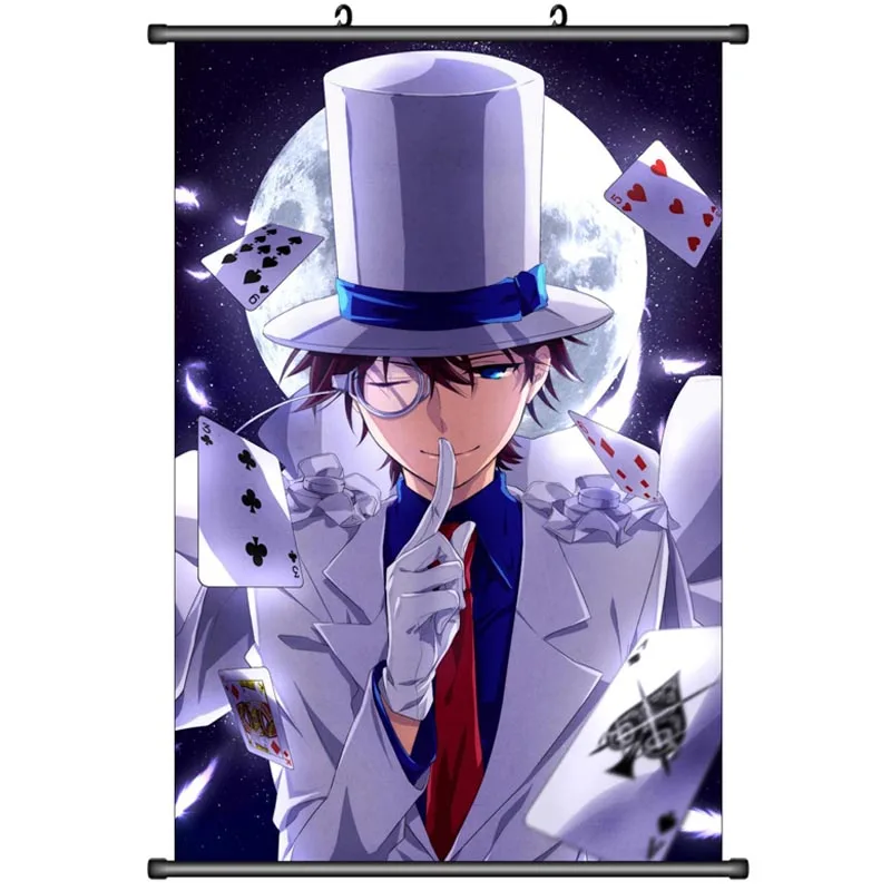 Аниме Детектив Конан чехол закрытый Kaitou Kiddo & Mouri Ran Edogawa Konan домашний Декор