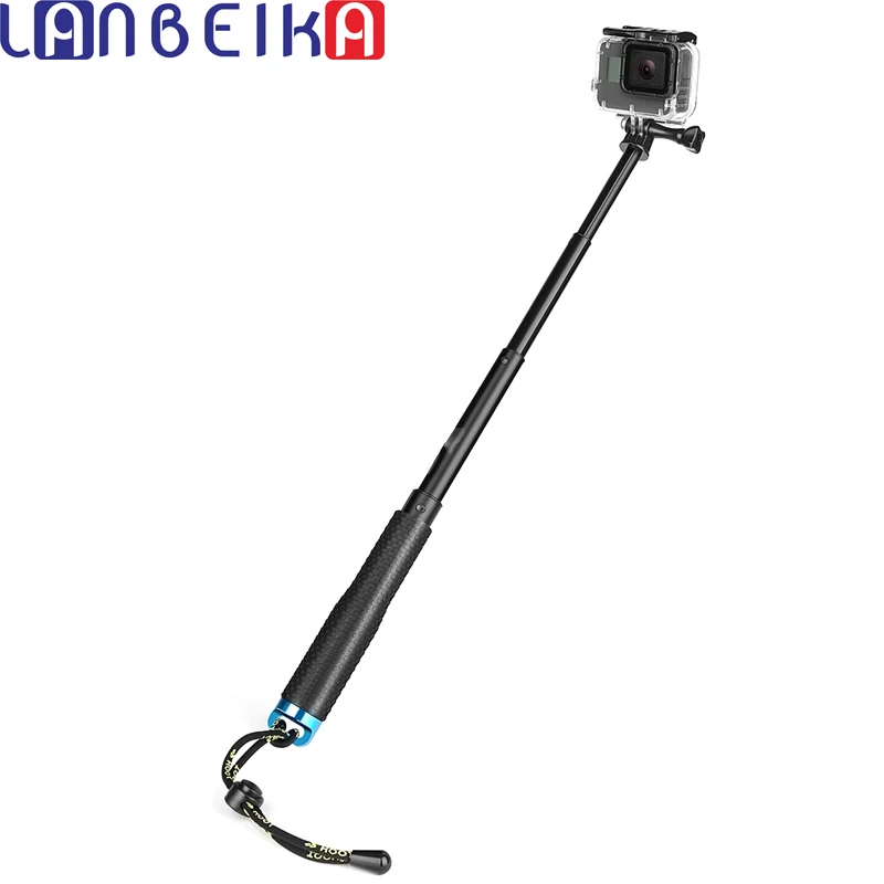 

LANBEIKA 19-49cm Portable Selfie Stick Extend Monopod For Gopro Hero 11 10 9 8 SJCAM SJ4000 SJ5000 DJI OSMO Action 2 3 Camera