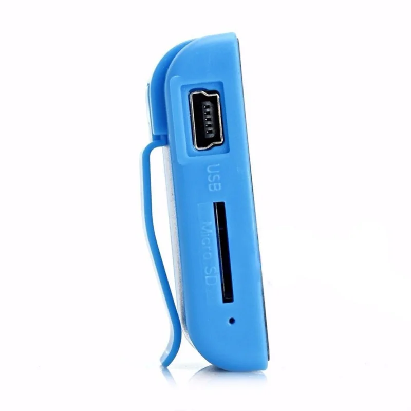 Mp3 плеер медиаплеер с поддержкой 16 Гб внешней памяти Micro SD для MP3/WMA Компактный и