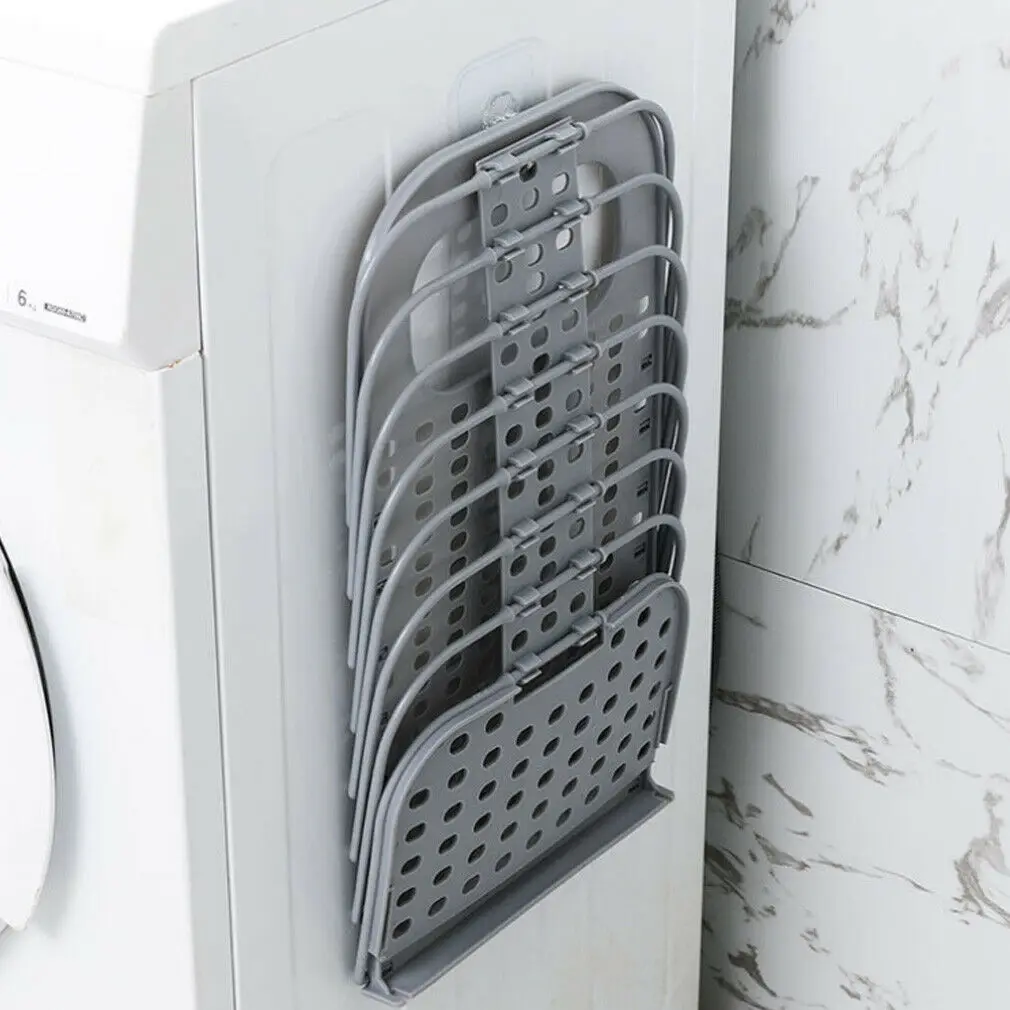 Полки для хранения ванной Портативный Прачечная стиральная грязной одежды