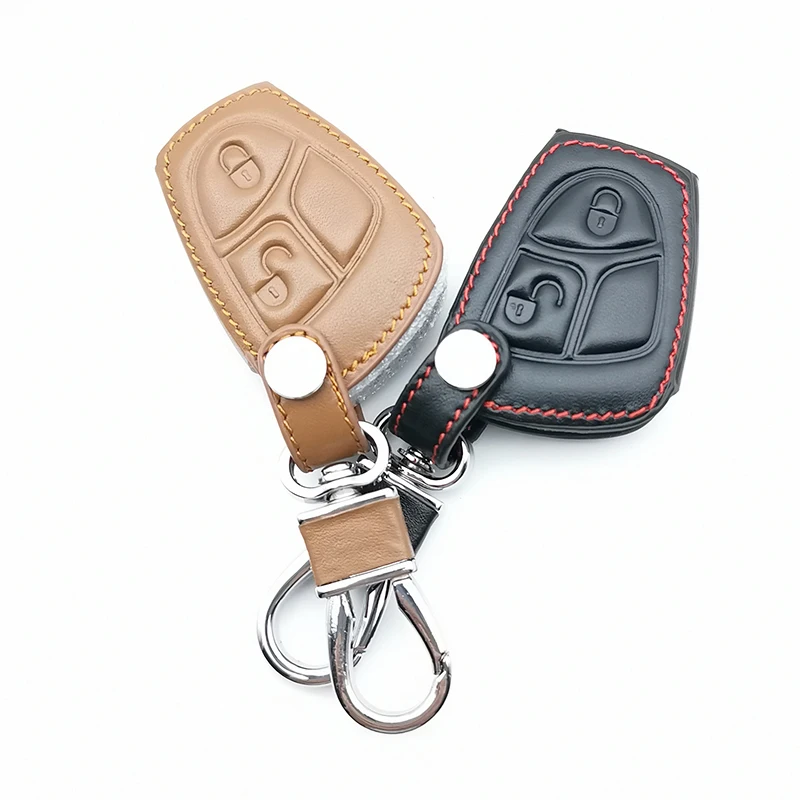 Новый стиль мягкая кожаная сумка для ключей чехол брелок Mercedes benz W169 класс a B C E S R