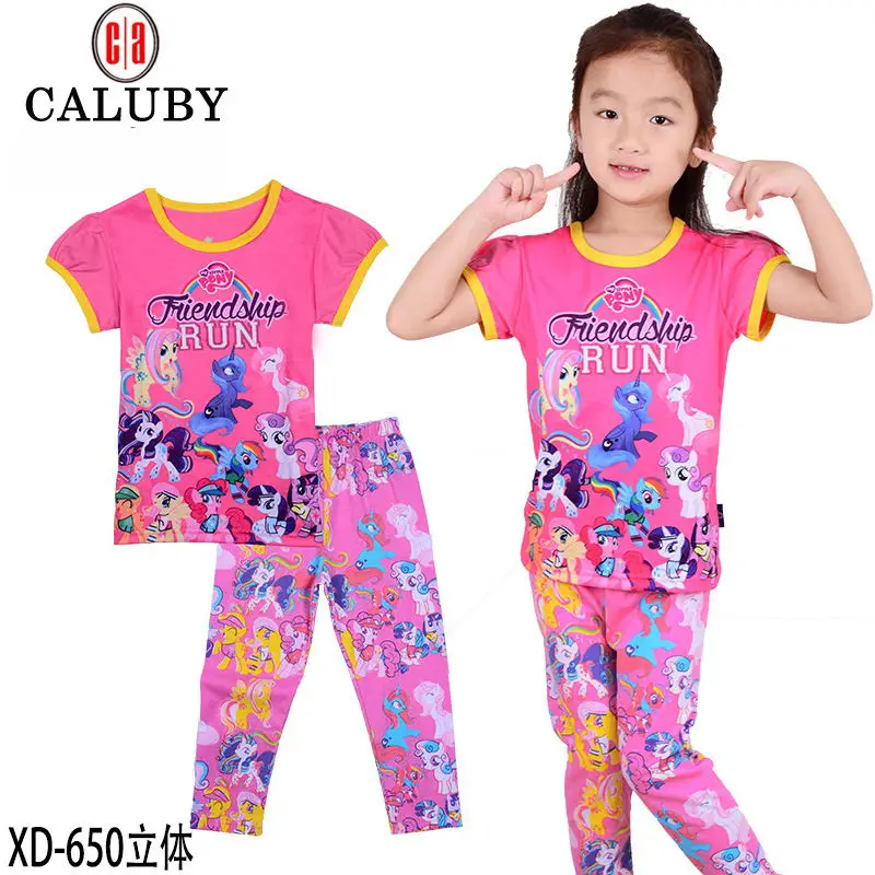 Лидер продаж! Новинка 2019 пижамные комплекты хлопковая одежда для сна детская 2