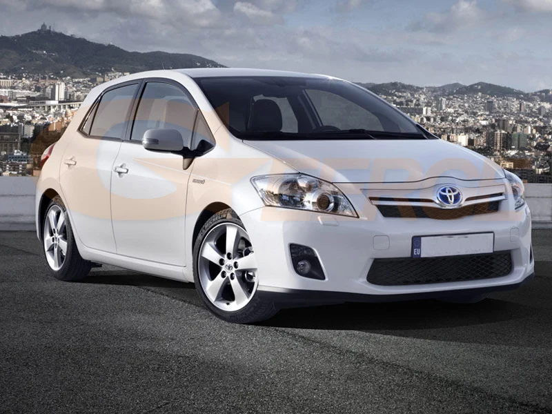 Для TOYOTA Auris подтяжка лица 2010 2011 2012 отличная CCFL ангельские глазки ультра яркая фара освещение ангельские глазки комплект Halo Кольцо