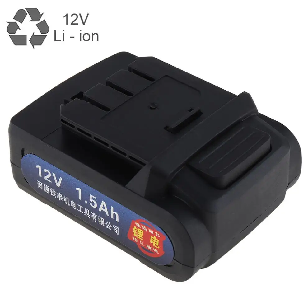 Универсальная литий ионная аккумуляторная батарея 12 в макс. 1500 мач с плоским