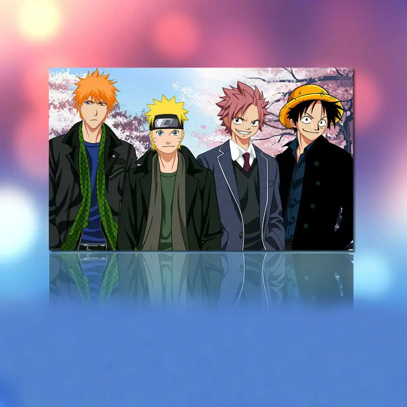 Модульная картина Сказочный хвост цифровая краска по номерам японский стиль