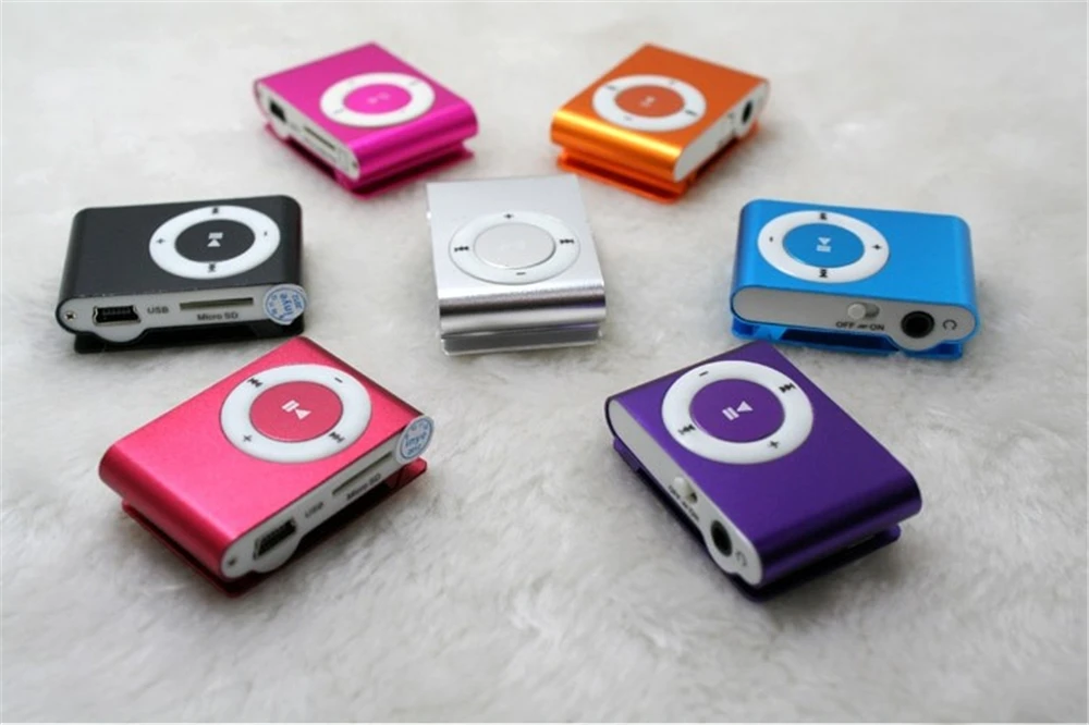 10 шт./лот Новое большое рекламное зеркало портативный mp3 плеер мини клип