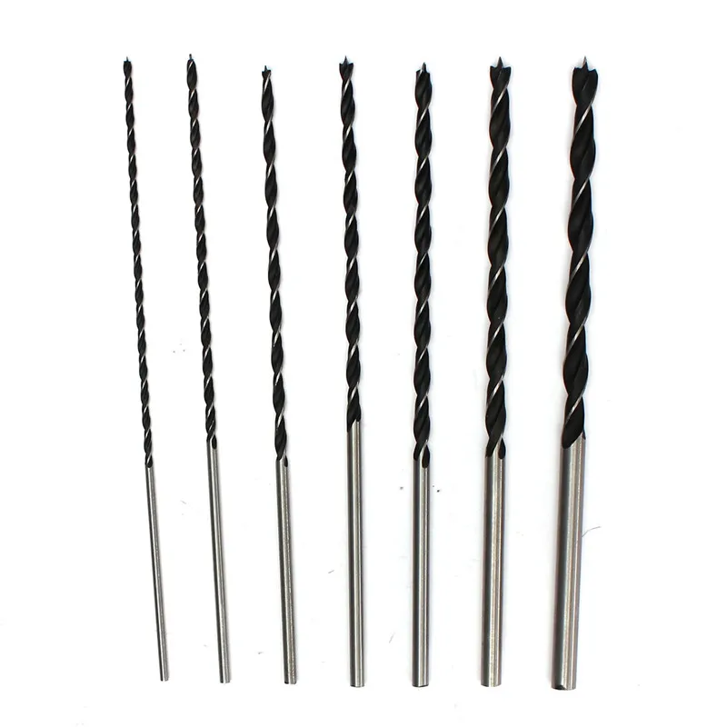 Hand Tools New 7pcs 12 inch High Carbon Steel Carpentry Wood Straight Shank Brad Point Drill Bits Set Boring Extra Lo | Инструменты