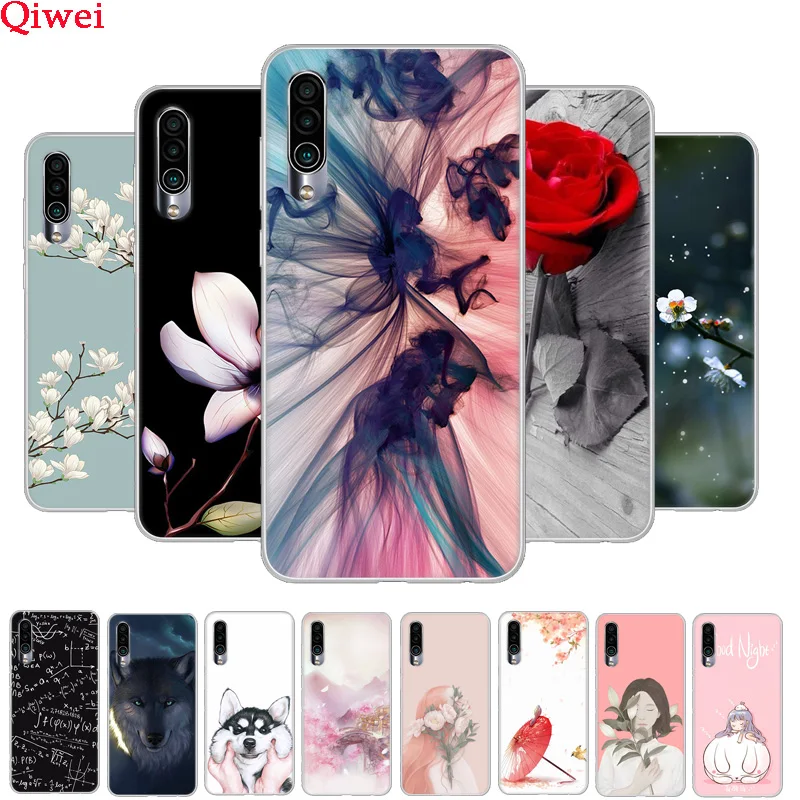 Чехол для Meizu 16XS силиконовый чехол телефона с рисунком розы животных цветов 16 XS
