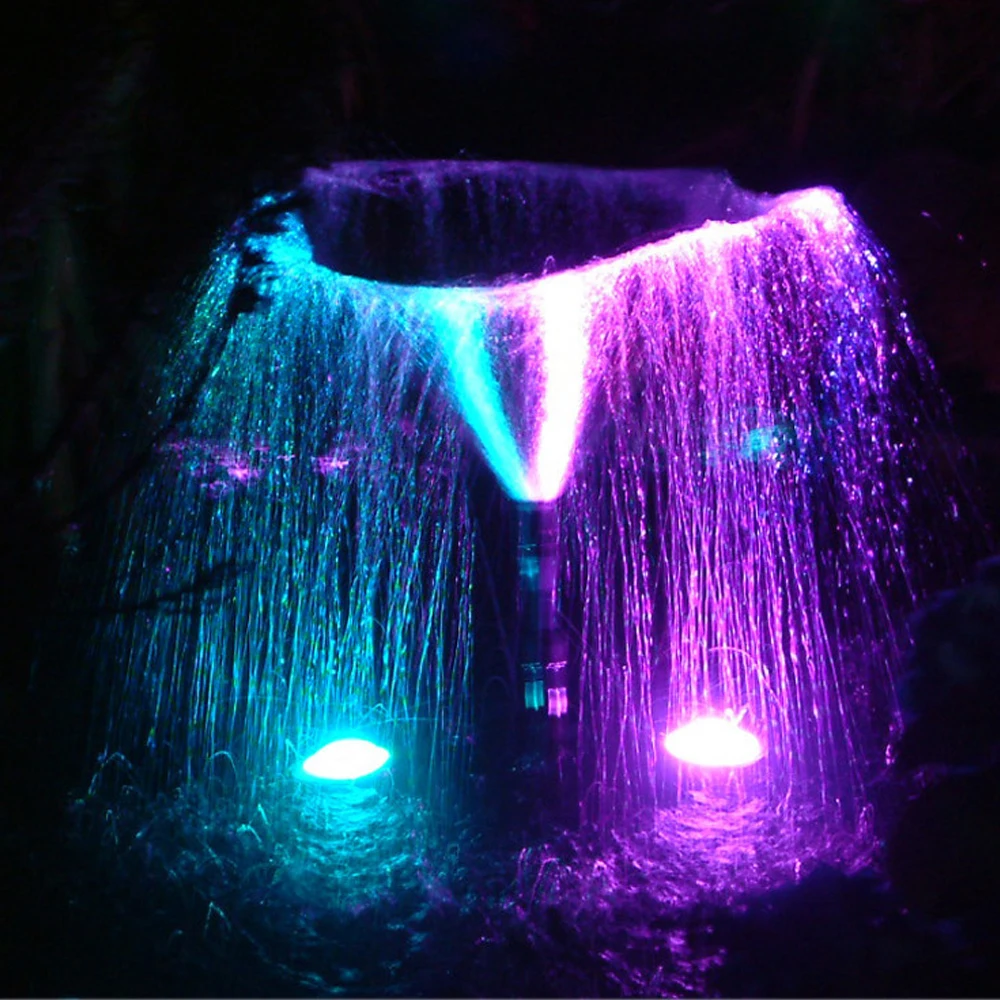 Светодиодсветодиодный подводная лампа IP67 12 цветов 1000 лм 10 Вт RGB Освещение для