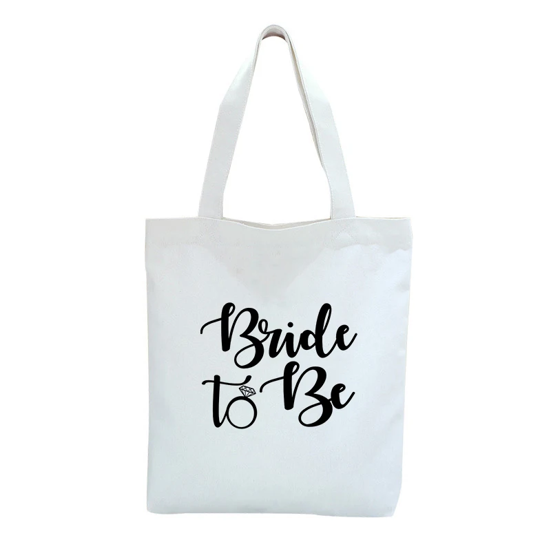 Высококачественная Женская Холщовая Сумка-тоут на заказ с принтом Студенческая