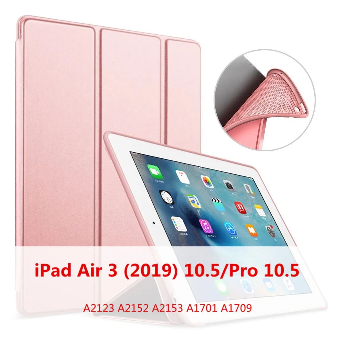 Air 2019 10.5-MGJ Мягкий чехол для iPad воздуха смарт-чехол для iPad 9," Wake-сон Funda для iPad Air 2, 3, 4, тонкий кожаный Капа для iPad Mini 1 2 3 4 5 - Цвет: Air 2019 10.5-MGJ