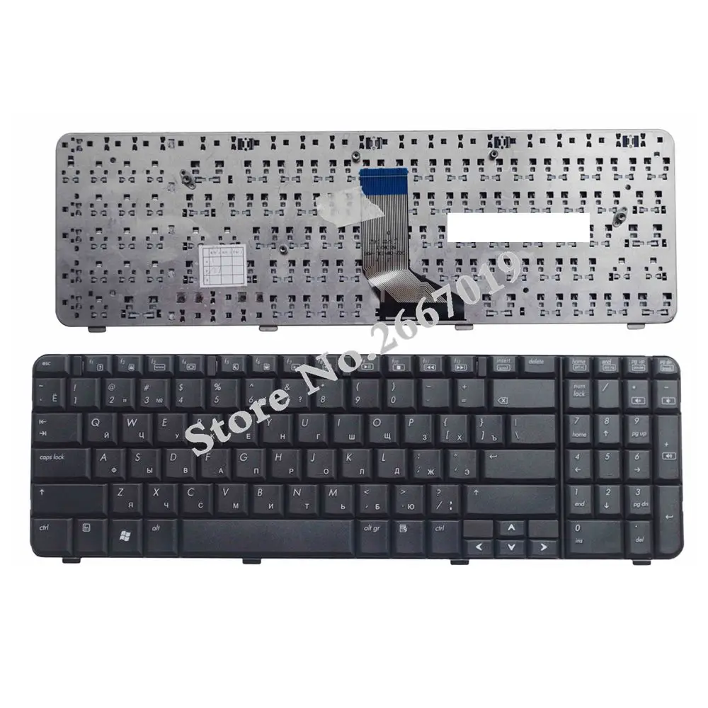 Русский язык HP для Compaq CQ61 G61 100 200 300 RU Клавиатура ноутбука NSK HA60R 9J.N0Y82.60R AE0P6700310|laptop