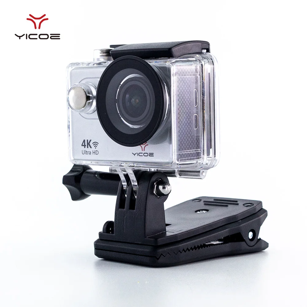 360D шапка рюкзак Крепление для GoPro Hero 6 5 4 3 Xiaomi yi 4K SJCAM Спортивная Экшн камера Go Pro