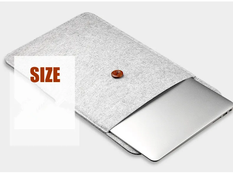 Шерстяной фетровый чехол для ноутбука Apple Macbook Air Pro retina 11 12 13 15 13,3 дюймов защитный чехол для ноутбука