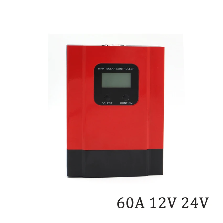 Солнечная батарея с ЖК дисплеем контроллер заряда для солнечных батарей 60 А 12 В/24