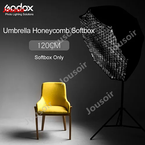 Godox портативный 120 см 47 &quotвосьмиугольный зонтик софтбокс с сотовой сеткой Фото