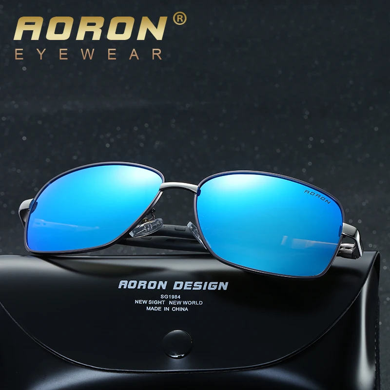 AORON брендовые модные унисекс солнцезащитные очки с поляризационным покрытием