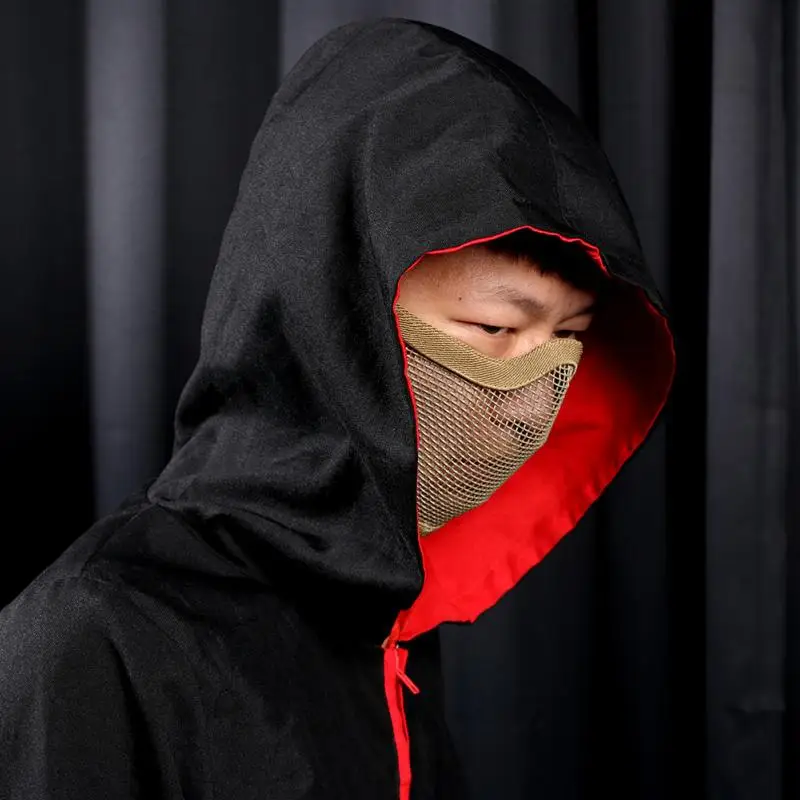 Удар металлических сеток защитный череп маска половина тактическая | Спорт и