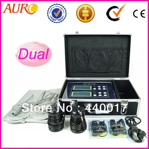 Fast Shipping + 100% Guarantee!!! 08 New arrival Health Care Salon use dual ion detox foot spa machine for cleanse |