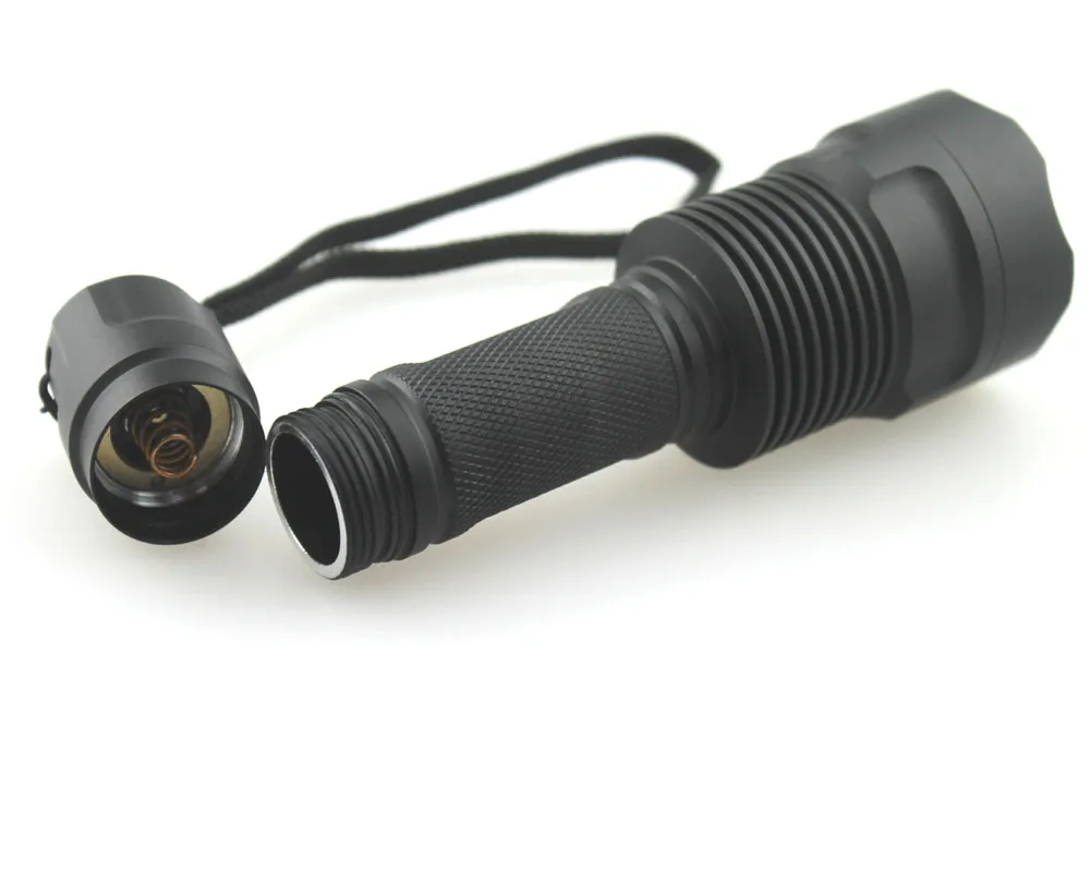 Манта C12-UE CREE XP-L Hi V3 2000lm 12x7135 8-режим интеграции на открытом воздухе тактический светодиодный фонарик(1x18650