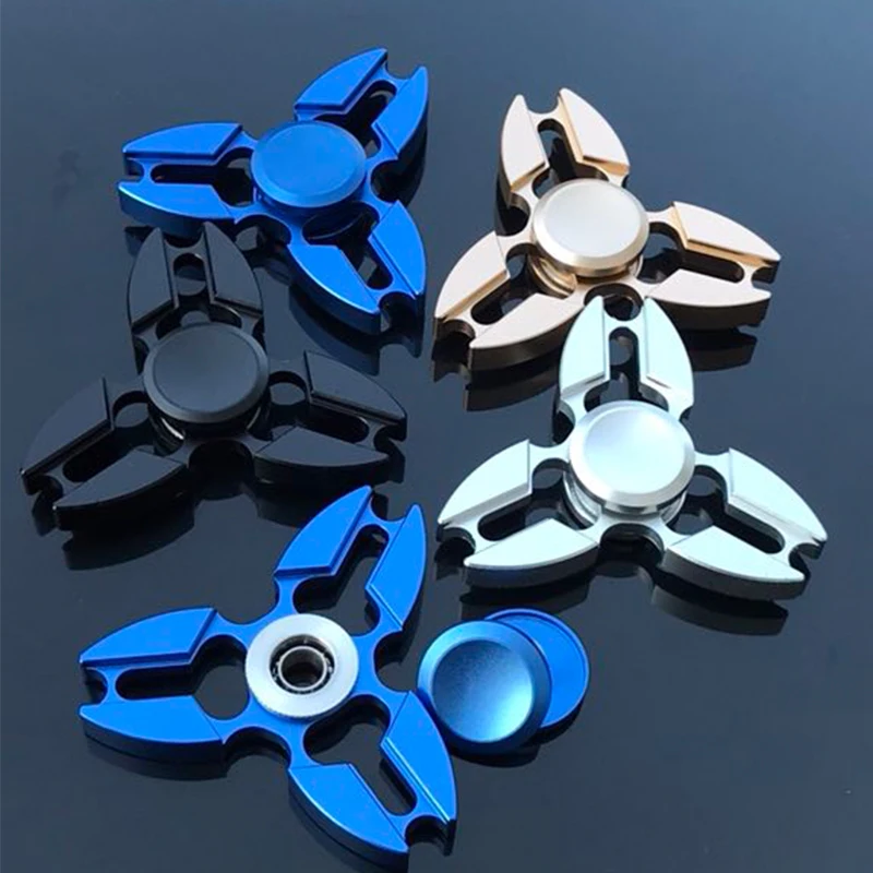Прямая поставка Спиннер для пальцев металлический ручной EDC людей с аутизмом и