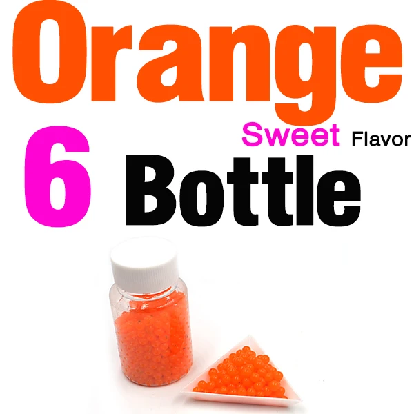 orange 6Bottle MNFT 6 бутылок, 70 г, 450 шт., шарики для ловли карпа с запахом, Желейная приманка, яйцевидное яйцо, приманки, морские приманки, рыболовные снасти - Цвет: orange 6Bottle