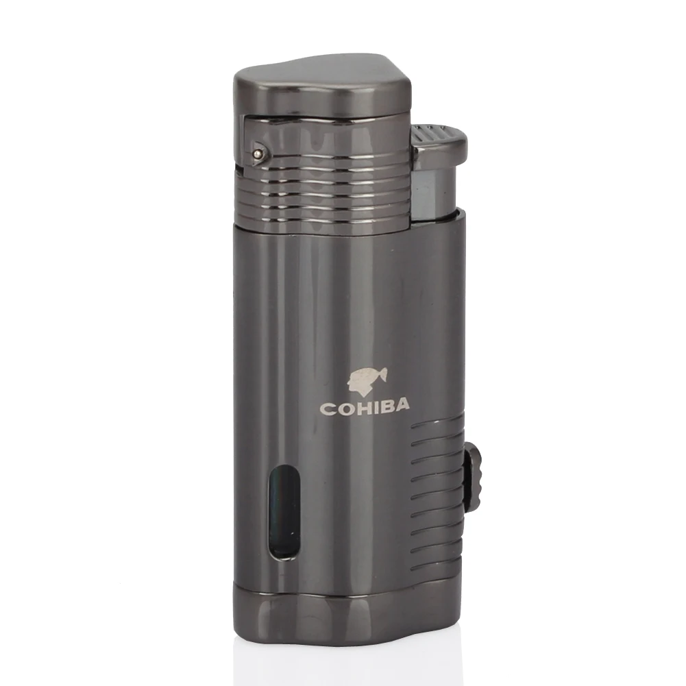 Металлическая ветрозащитная Зажигалка для сигар COHIBA аксессуары зажигалка с