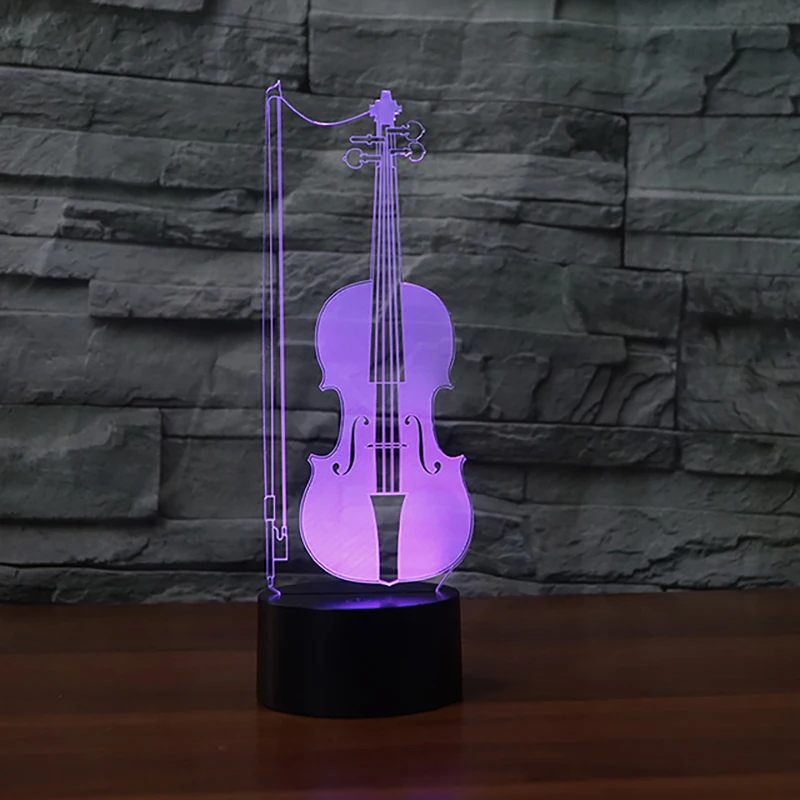 3D 7 цветных светодиодных ламп для дома | Лампы и освещение