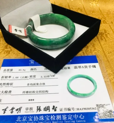56mm-58mm Отправить сертификат натуральные браслеты из жадеита резные зеленые 54-61 элегантные дамы подарочные браслеты и ювелирные изделия - Цвет камня: 56mm-58mm