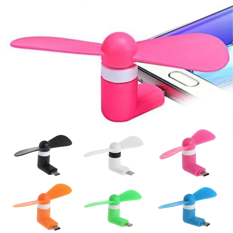 USB Type C порт мини электрический вентилятор для телефона OnePlus 2 3 Google Pixel XL | Бытовая